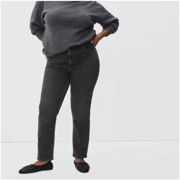 NEW Everlane The Curvy '90s Cheeky® Straight Jeans in Washed Black Size 32 - Picture 12 of 12